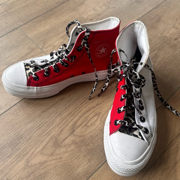 Converse Shoes - *CUSTOM Converse Chuck Taylor High Top Sneakers- platforms